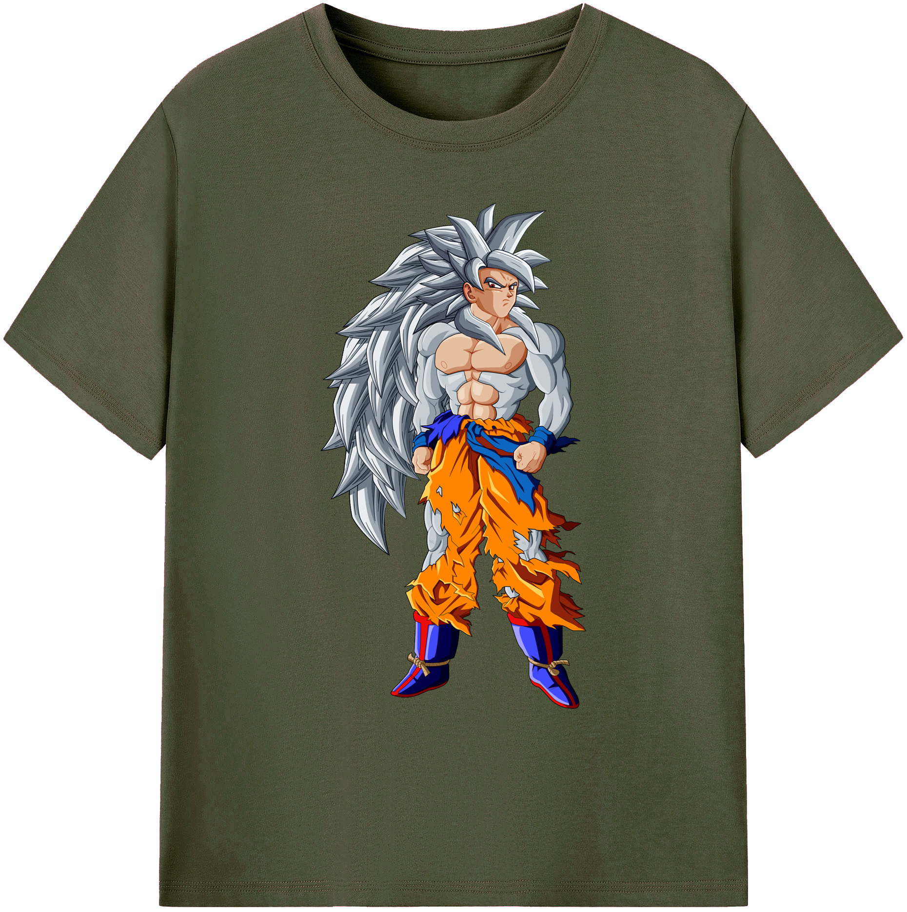 （画像用） ドラゴンボール 孫悟空（そん ごくう）Son Goku カカロット DRAGON BALL Kakarotto 綿100％ メンズ半袖Tシャツ｜肌触りやわらか＆通気性